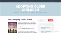 Desktop Screenshot of adoptingolderchildren.com